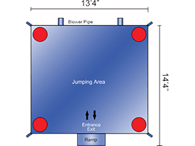 Schematic Bounce House Rental